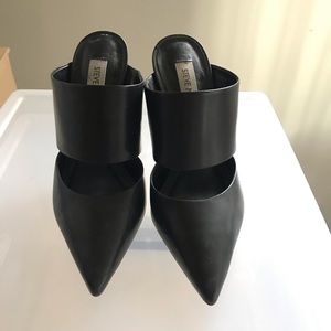 Steve madden. Slip on black stilettos